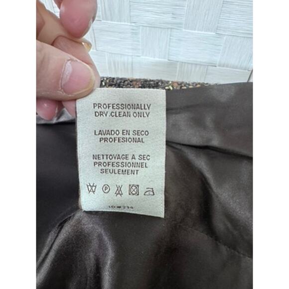 "ENZO ANGIOLINI" Wool Womens Trench Coat, SZ M, Quiet Luxury, Old Money, Rustic - Picture 7 of 14